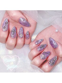 カワイイは正義/パーツもりもりネイル