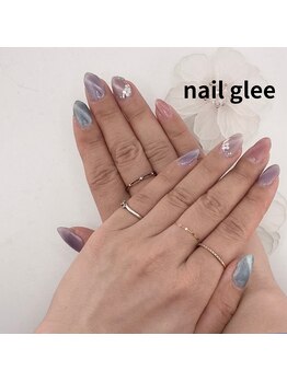 ネイル グリー(nail glee)/紫陽花
