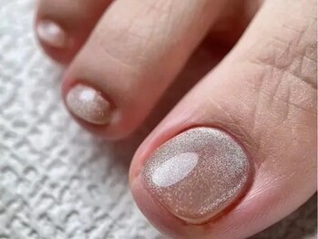 アイゴネイル 錦糸町(Aigoネイル)/マグネットワンカラー【フット】