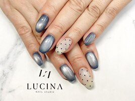 c-428 大人可愛いバカラネイル