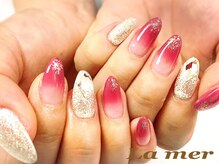 ラメール(La mer)/きれいめカラグラネイル★