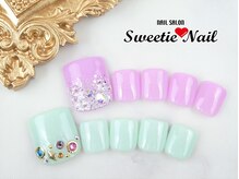スウィーティーネイル 柏東口駅前店(Sweetie Nail)/フット　デイリーコース￥6600