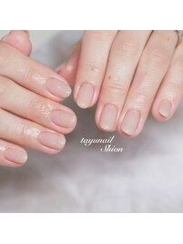 パラジェル自爪風ネイル