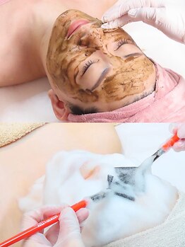 ジナ ビューティ(GINA BEAUTY)の写真/【韓国肌管理】当店イチオシ剥離なしハーブピーリング&ララピール!お肌の状態に合わせた最適なケアを提案♪