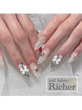 エスフィーネイルサロン リシェル(Esfy nailsalon Richer)/キルティング×埋め尽くし