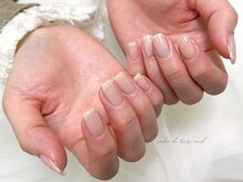 サロンドルリネイル(salon de Ruri nail)/■¥8,450 ナチュラルワンカラー