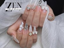 ゼン ネイル デザイン 池袋(ZEN NAIL DESIGN)/* 長 さだしやり放題×つけ放題