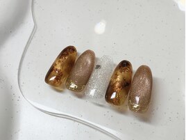 10月マンスリー/秋ネイル