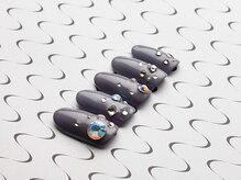 アデリー(ADELIAE)/【単色カラー】＋ストーンアート