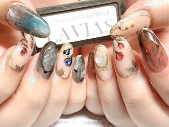 プロフェッショナル ネイルサロン ラヴィアス(LAVIAS)/【ジェル】10本アートし放題