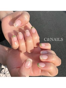 シーアンドネイルズ(C&NAILS)/オシャレフレンチ