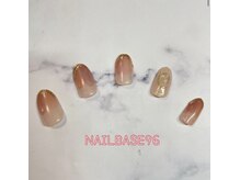 ネイルベースキュウロク(NAILBASE96)/ニュアンスオフィスネイル
