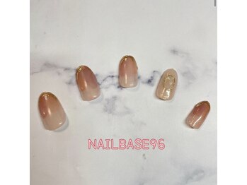ネイルベースキュウロク(NAILBASE96)/ニュアンスオフィスネイル