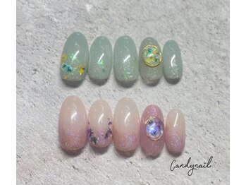 ネイルサロン キャンディネイル(Candy Nail)/押し花ネイル