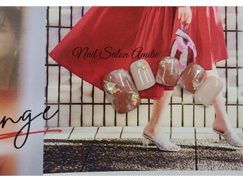 ネイルサロン アミティエ(Nail Salon Amitie)/Amitie*大人可愛いnuance foot