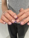 ミラーフレンチネイル☆