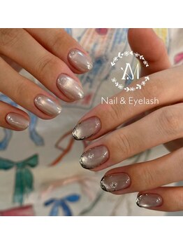 エーワン 高田馬場(A1)の写真/キラキラ派手ネイルも大人気!人とは違うネイル,憧れの華やかデザインもお任せ!ガラスフレンチも対応可能♪