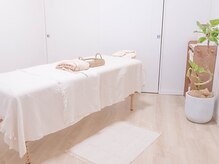 完全予約制のプライベートサロン。ゆったりとお寛ぎください。