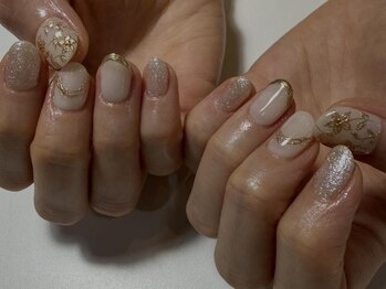 アイネイルズ 渋谷店(I nails)/【Seiko.n】フラワーミラー
