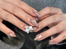シェリーラメール 渋谷(cherielamer)/ドットマグネットネイル