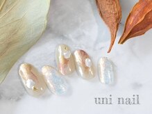 ユニネイル(uninail)/水彩ニュアンスネイル