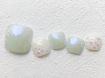 リーチェ ビューティアンドネイルサロン 大名店(Beauty&Nail Salon)/冬フットデザイン☆
