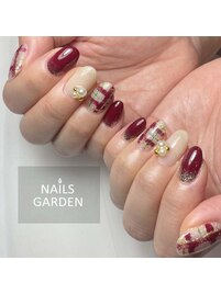 クリスマスネイル