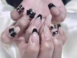 モノトーンネイル＊12500円