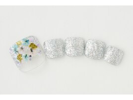 【フットネイル】紫陽花