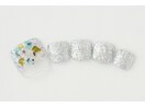 【フットネイル】紫陽花