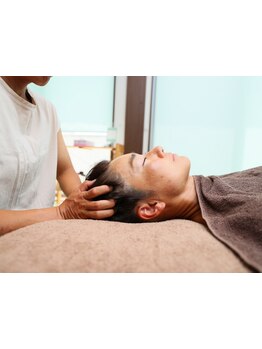 ヘッドスパで癒されたい