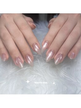 ホワイトネイル 栄店(WHITE NAIL)/マグネット/ヌードカラー
