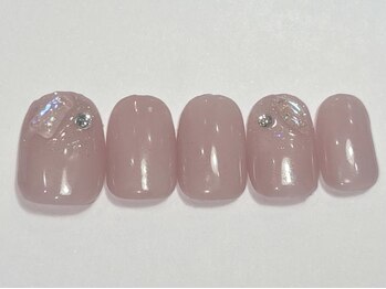 ネイルメゾン 渋谷店(NAIL MAISON)/ピンクラメキラキラ春 ￥5500