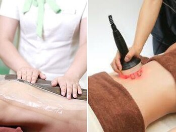 スパチャーレ(Spa ciare)の写真/集中くびれメイク！【セル痩身マシン×トーンヌール★上半身】お腹・腰周りのムダ肉撃退＆S字ラインへ♪