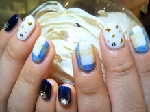 ネイルズ ララ(nails Lala)/チェックart♪