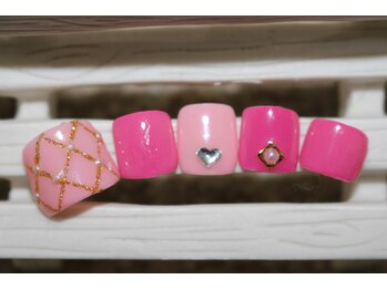 ネイルサロン ユーア(Yu a)/フット定額デザイン￥8480