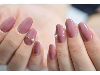 ファン ネイルサロン スクール(Fun)/秋のワンカラースカルプ