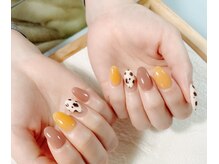 08ネイル(08 nail＆school)/オシャレな牛さんネイル♪