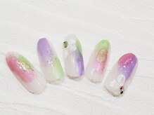 ビーケア 自由が丘店(B.care)/フラワーネイル￥6480