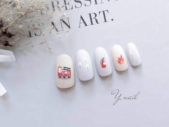 ワイネイル(Y.nail)/消防車デザイン