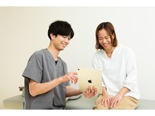 クオリア整体院 八王子(Cuoria整体院)/アプリを使って身体の説明