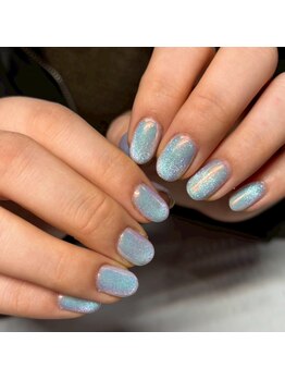 ワンカラー/マグネットネイル