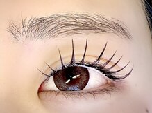 Noa eyelash&eyebrow/ダブルフラット80束(ブラウン)