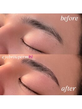 ラルジュヘアイコール(Large hair equal)/アイブロパーマ