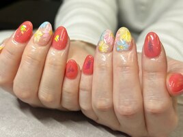 お任せ春ネイル