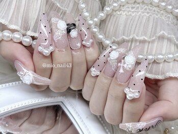 リンドネイル バイ モカ アンド ララ(Lind nail by moca and LaLa)/【mio】ガーリーネイル
