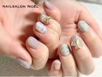 ノエル(Noel)/フラッシュネイル/蝶パーツ
