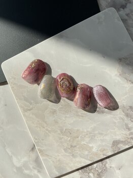 ネイルサロン プラスディーネイル(+D.Nail)/ニュアンスコース¥5480