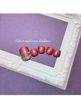 セレクトネイル ココ 秦野店(SELECT NAIL COCO)/フット　ラメ&ストーン