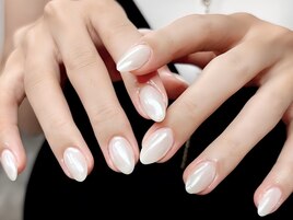 うる艶パール/オーロラネイル